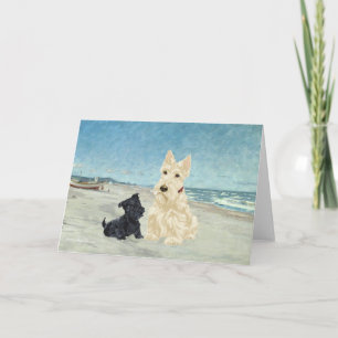 Schotse Terrier Wenskaart Kaart