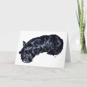 Schotse Terrier Wenskaart Kaart