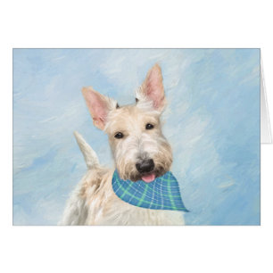 Schotse Terriër Wheaten Hondenschilderij Originele