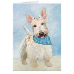 Schotse Terriër Wheaten Hondenschilderij Originele