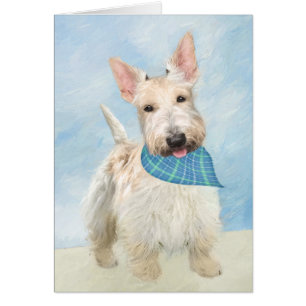 Schotse Terriër Wheaten Hondenschilderij Originele