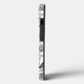 Schotse Terrier Zwarte Toile Case-Mate iPhone Case (Achterkant / Links)