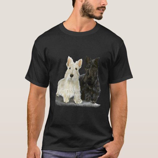 Schotse Terriers Canine T-shirt (Voorkant)