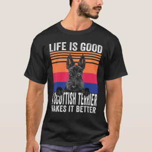 Schotse Terriërs maken je leven goed vintage T-shirt