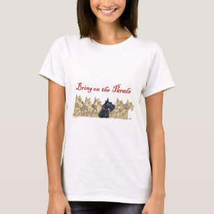 Schotse Terriërs Patriottische Halsbanden T-shirt