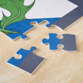 Schotse Thistle en Saltire Legpuzzel (Zijkant)