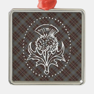 Schotse Thistle Square Ornament