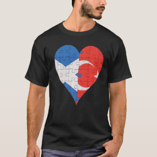 Schotse Turkse vlag hart T-shirt