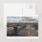 Schotse uitzicht uit de glasgowerf (St.K.) Briefkaart (Voorkant / Achterkant)
