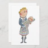 Schotse vader kaart (Voorkant / Achterkant)