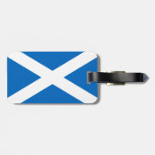 Schotse vlag bagagelabel (Achterkant horizontaal)