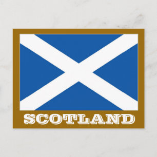 Schotse vlag briefkaart
