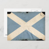 Schotse vlag briefkaart (Voorkant / Achterkant)
