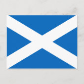 Schotse vlag Briefkaart (Voorkant)