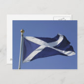 Schotse vlag briefkaart (Voorkant / Achterkant)