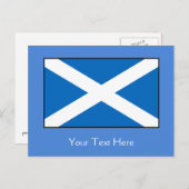 Schotse vlag briefkaart (Voorkant / Achterkant)