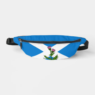 Schotse vlag en distel heuptasje