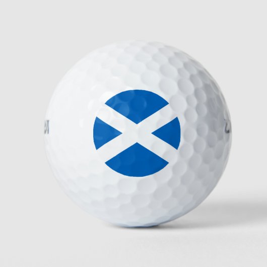 Schotse vlag Golf Balls Golfballen (Voorkant)