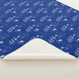 Schotse vlag Heart, Alba, Schots-Gaelic Sherpa Deken