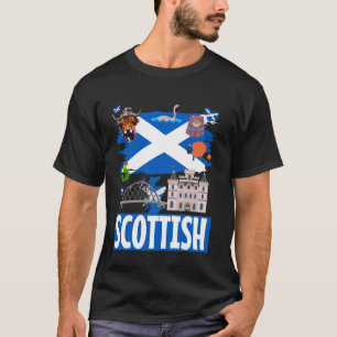 Schotse Vlag Idee Voor Vrouwen & Schotse Vlag Hoog T-shirt