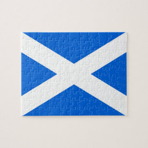 Schotse vlag Jigzaag Puzzle arc Legpuzzel