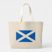 Schotse vlag jtcn grote tote bag (Achterkant)