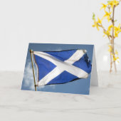 schotse vlag kaart (Gele Bloem)