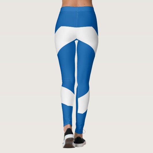 Schotse vlag leggings (Achterkant)