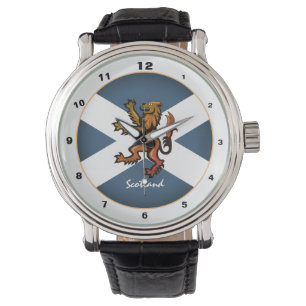 Schotse vlag, Lion & Schotland/mode Horloge