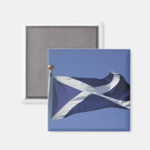 Schotse vlag magneet (Voorkant / Achterkant)