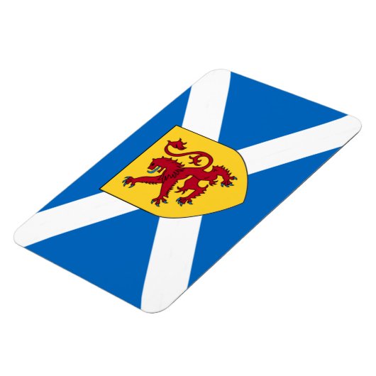 Schotse Vlag Magneet - Cross & Lion (Linkerzijde)