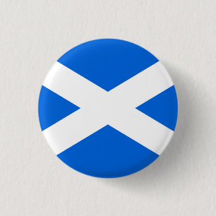 Schotse vlag pbcent ronde button 3,2 cm