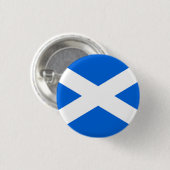 Schotse vlag Pinback Button arc (Voorkant /achterkant)