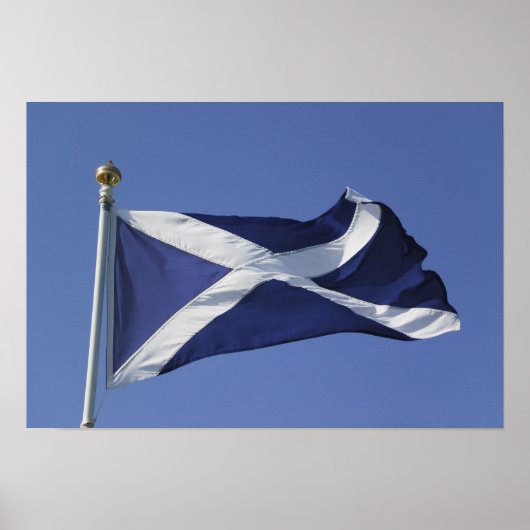 Schotse vlag poster (Voorkant)