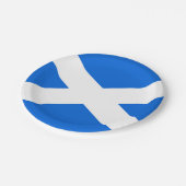 Schotse vlag ppt papieren bordje (Gekanteld)