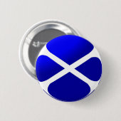 Schotse vlag ronde button 5,7 cm (Voorkant /achterkant)