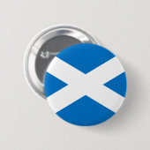 Schotse vlag ronde button 5,7 cm (Voorkant /achterkant)
