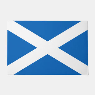 Schotse vlag (Saltire) (Vlag van Schotland) Deurmat
