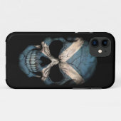 Schotse vlag schedel op zwart Case-Mate iPhone case (Achterkant (horizontaal))