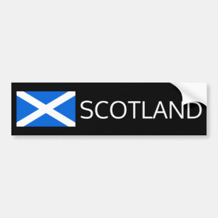 Schotse vlag Schotland afwezig Bumpersticker