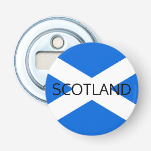 Schotse vlag Schotland bocn Button Flesopener