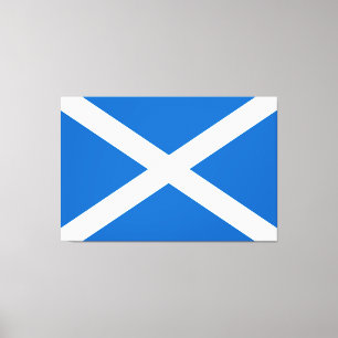 Schotse vlag Scottish Saltire Canvas Afdruk