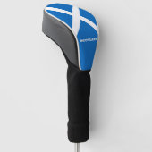 Schotse vlag Scottish Saltire Golfheadcover (Schuin)