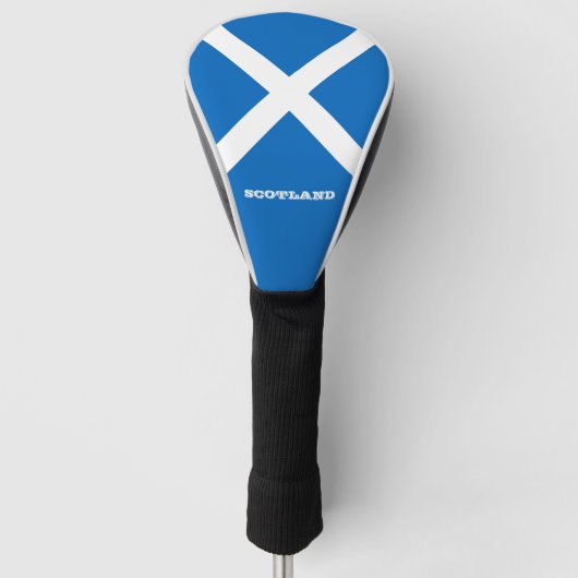 Schotse vlag Scottish Saltire Golfheadcover (Voorkant)