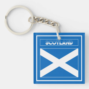 Schotse vlag sleutelhanger