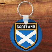 Schotse vlag sleutelhanger (Voorkant)
