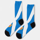 Schotse vlag sokken (Links)