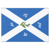 Schotse vlag tafelkleed (Voorkant (Horizontaal))