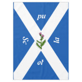 Schotse vlag tafelkleed (Voorkant)