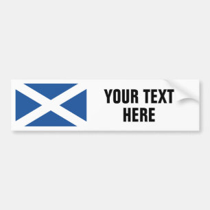 Schotse vlag van Schotland aangepaste bumpersticke Bumpersticker